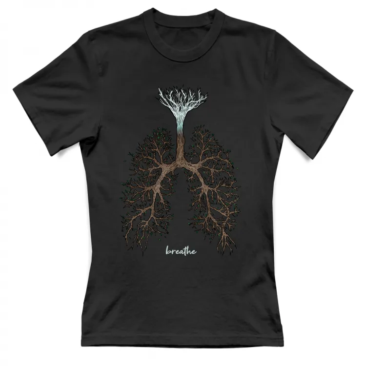 Breathe - scritta bianca