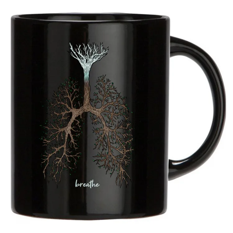 Breathe - scritta bianca