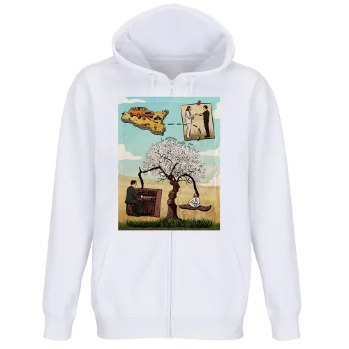 Felpa Premium Cappuccio Zip