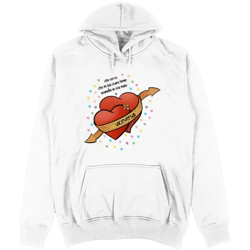 Felpa Unisex con Cappuccio