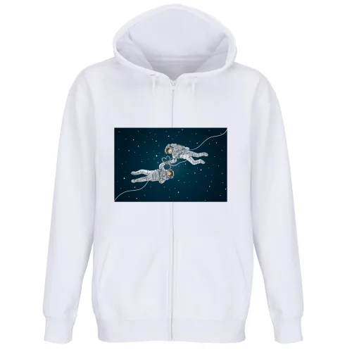Felpa Premium Cappuccio Zip