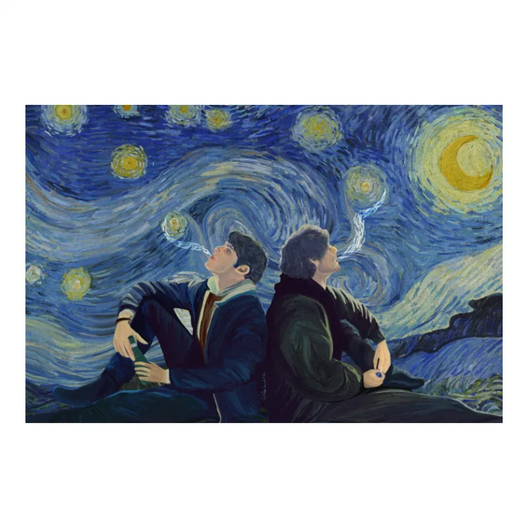 Canvas Simuel Notte Stellata