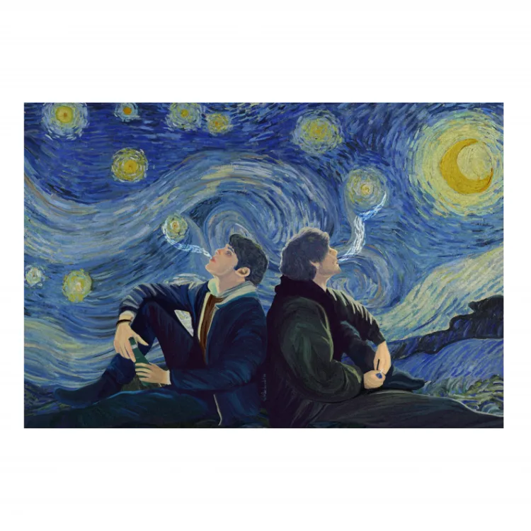 Canvas Simuel Notte Stellata