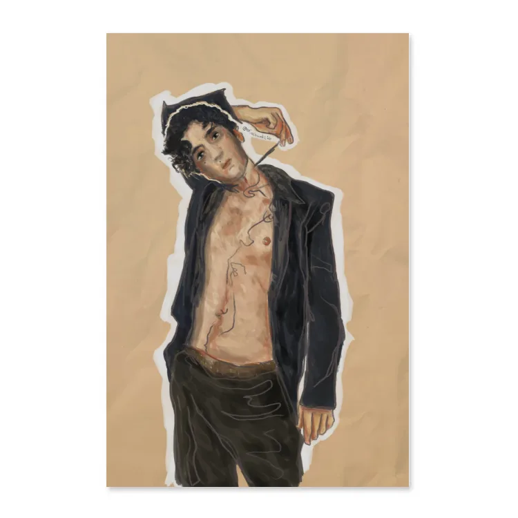 Poster Tananai Schiele 
