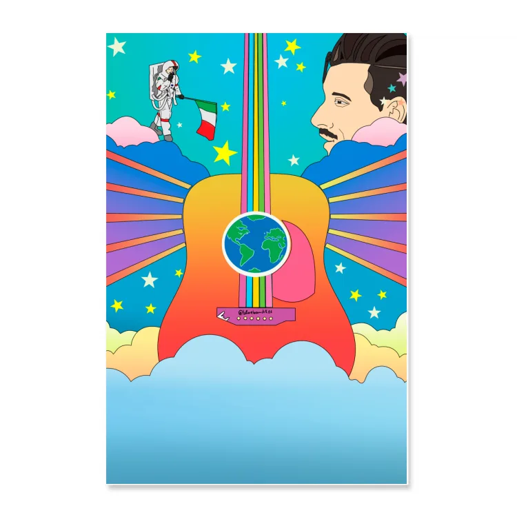 Poster Francesco Gabbani Astronauta 