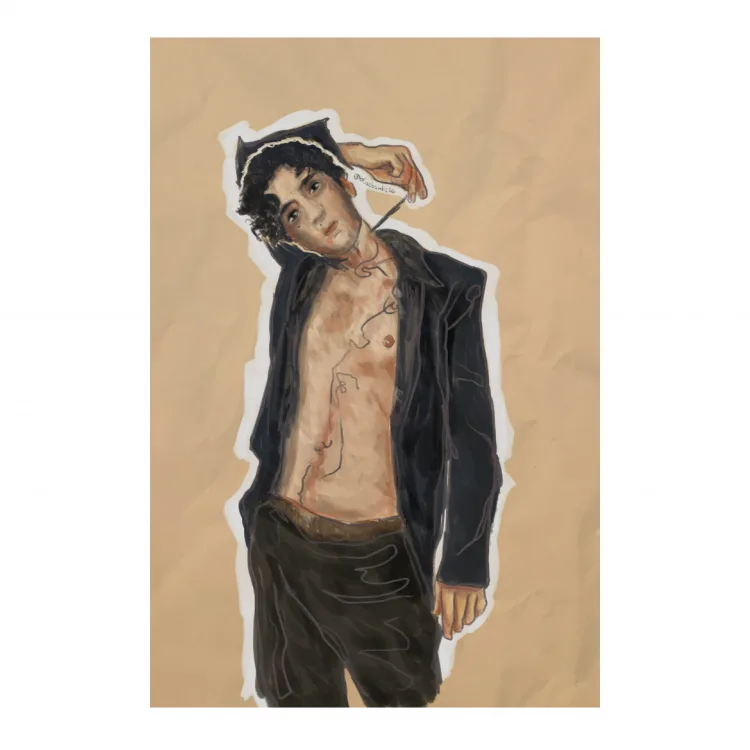 Canvas Tananai Schiele