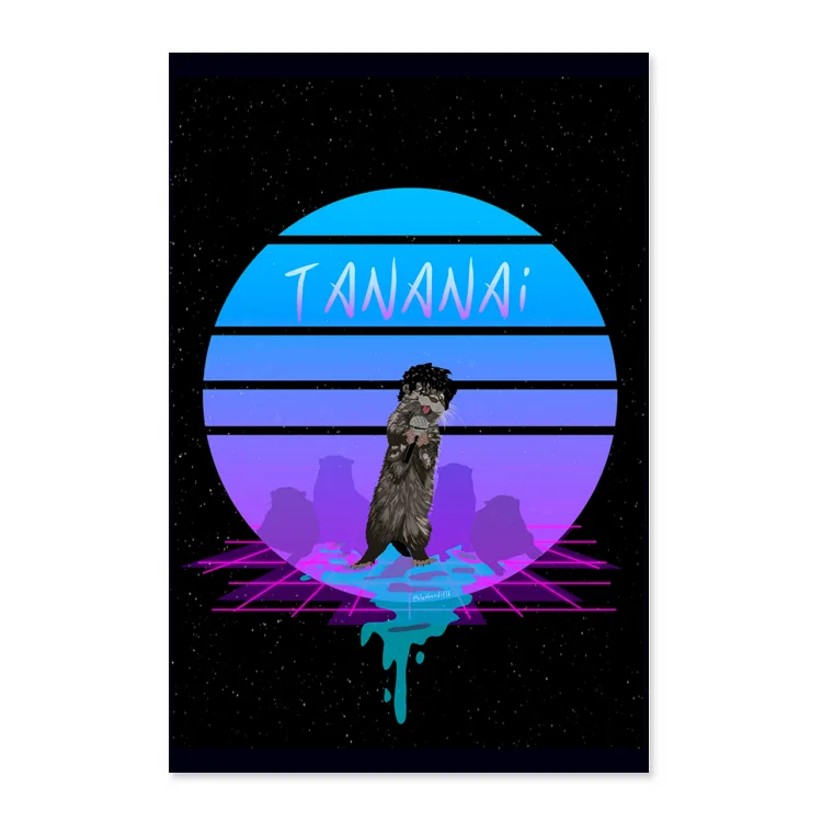 Poster Tananai (Synth)wave
