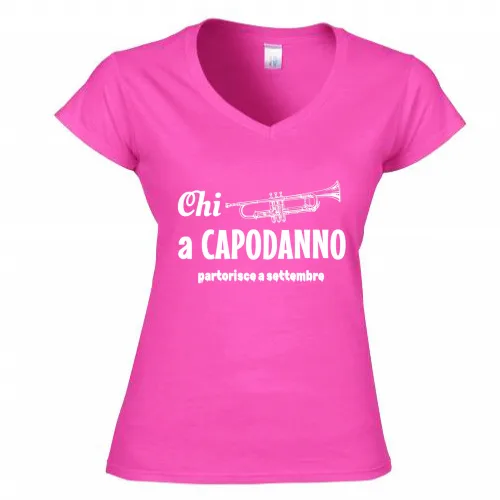 T-Shirt Donna Scollo V