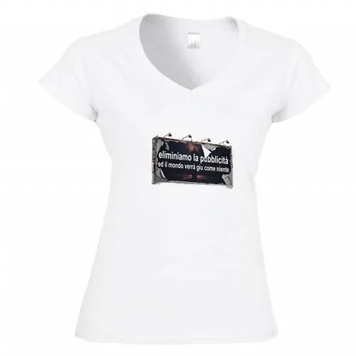 T-Shirt Donna Scollo V