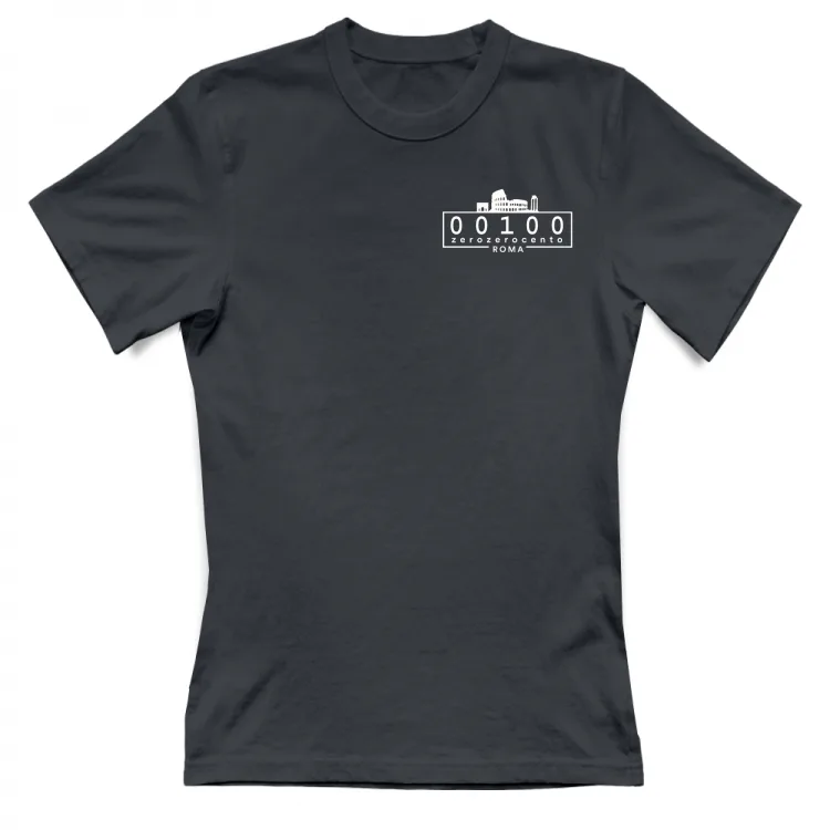 T-shirt donna new logo colori scuri