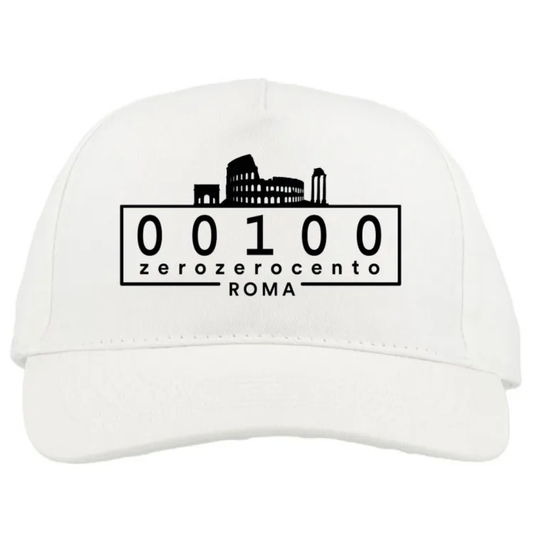 Cappellino bianco new logo