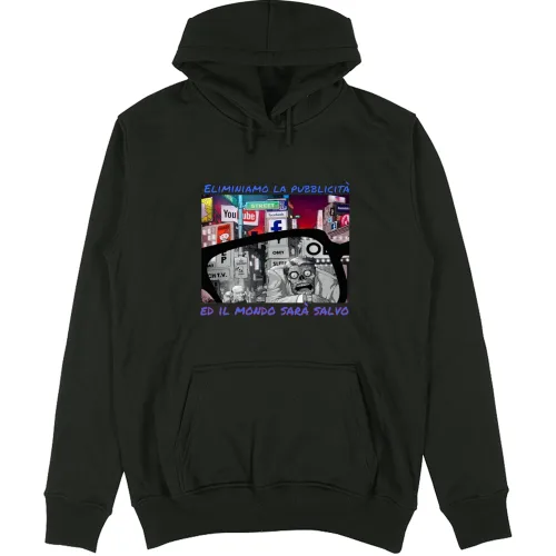 Felpa Unisex con Cappuccio