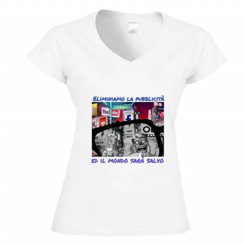 T-Shirt Donna Scollo V
