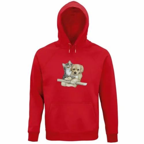 Felpa Organica Unisex Cappuccio