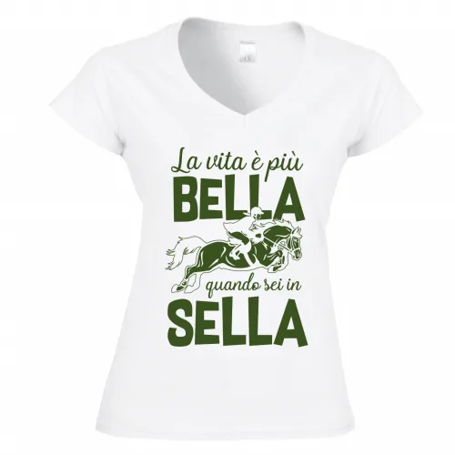 T-Shirt Donna Scollo V