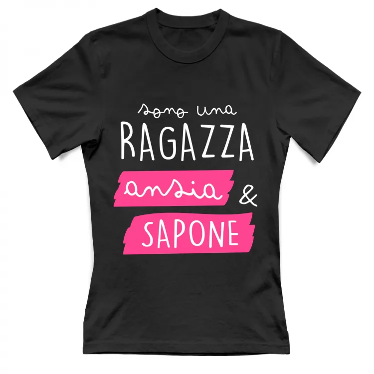 Ragazza Ansia e Sapone