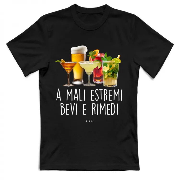 A mali estremi, bevi e rimedi - Scritte Divertenti