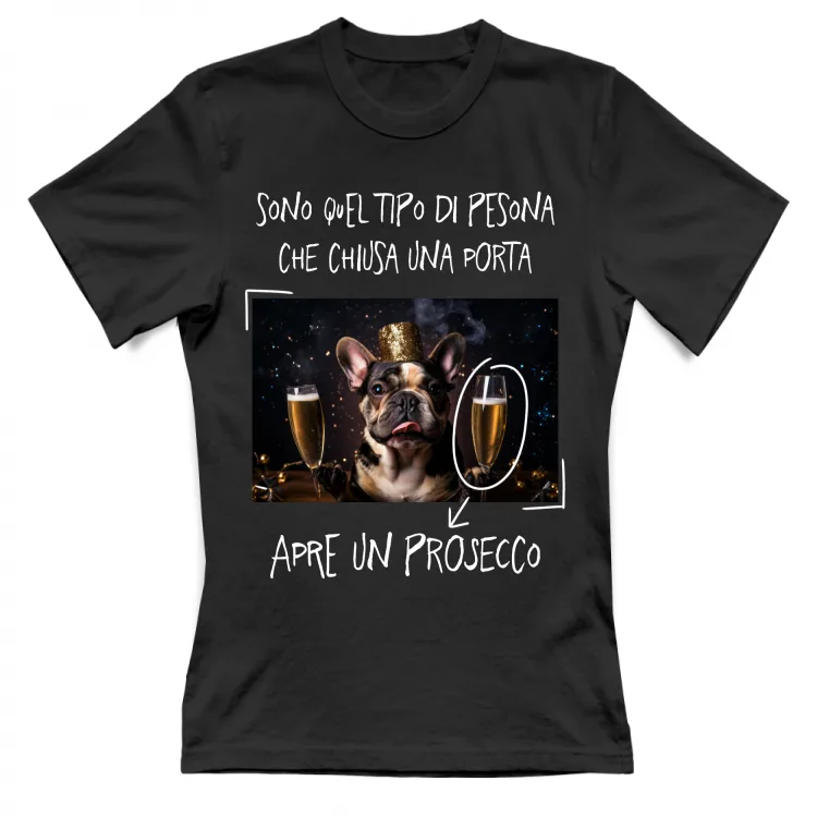 Chiusa una porta si apre un prosecco - Scritte Div