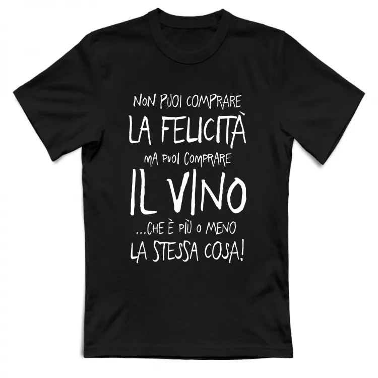 Puoi comprare il Vino - Scritte Divertenti