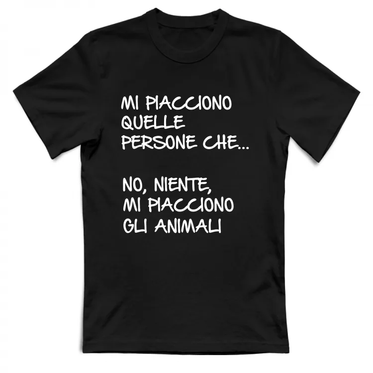 Mi piacciono gli animali - Scritte Divertenti
