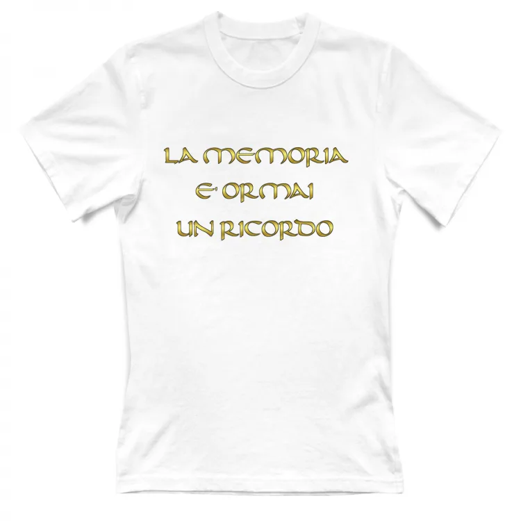 La memoria è ormai un ricordo