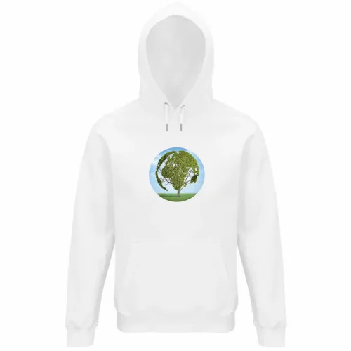 Felpa Organica Unisex Cappuccio