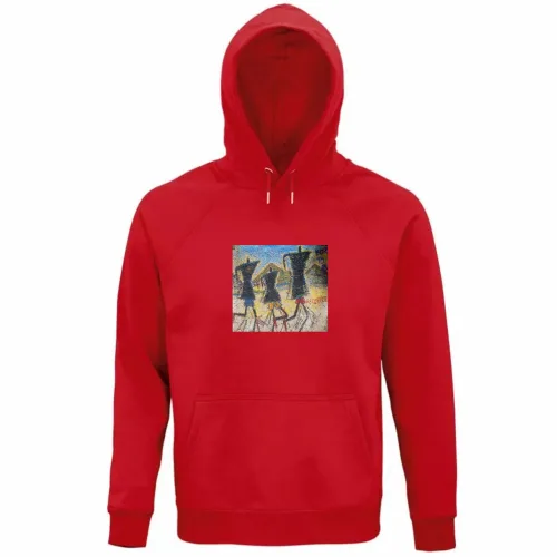 Felpa Organica Unisex Cappuccio