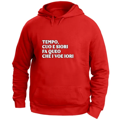 Felpa Unisex con Cappuccio Large