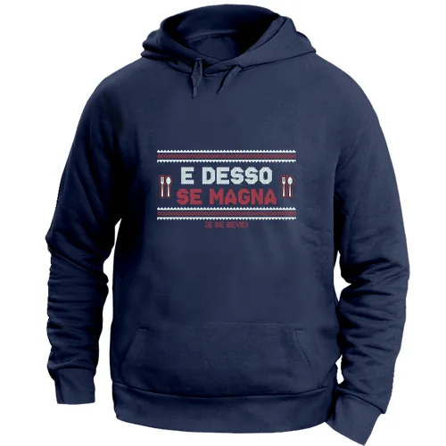 Felpa Unisex con Cappuccio Large