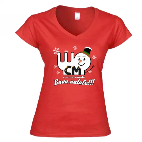 T-Shirt Donna Scollo V