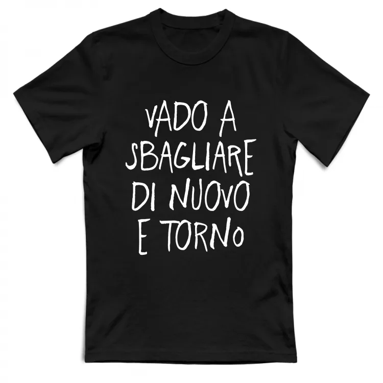 Sbagliare di nuovo - Scritte Divertenti