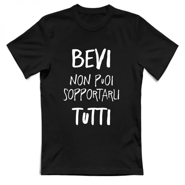 Sopportarli tutti - Scritte Divertenti