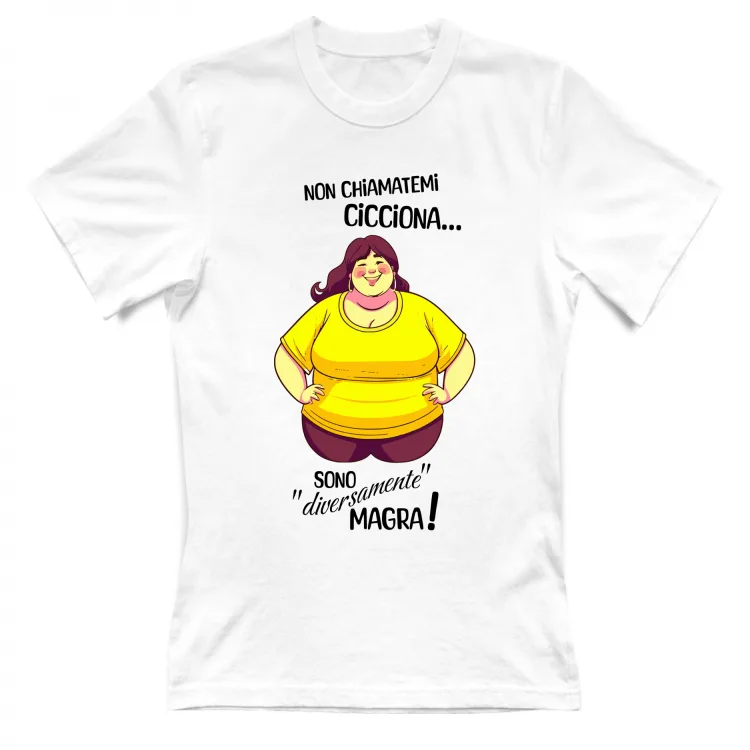 Non chiamatemi cicciona sono diversamente magra