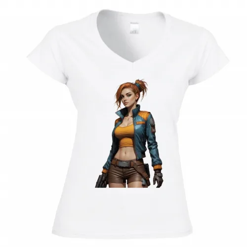 T-Shirt Donna Scollo V