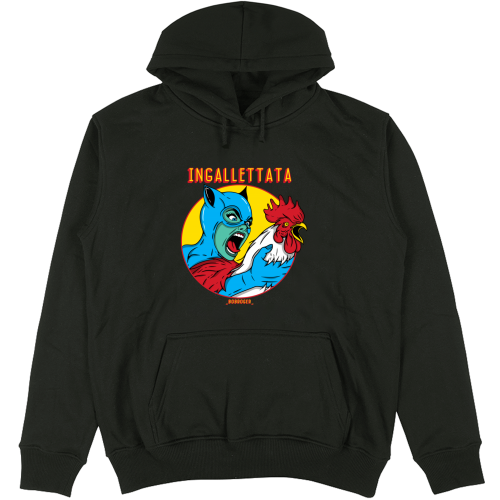 Felpa Unisex con Cappuccio