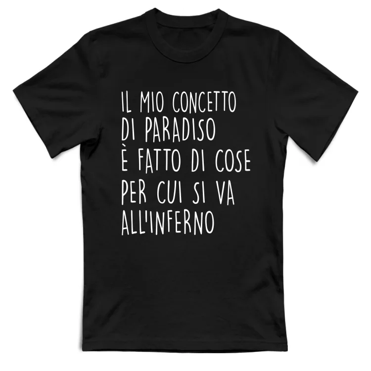 Concetto di paradiso - Scritte Divertenti