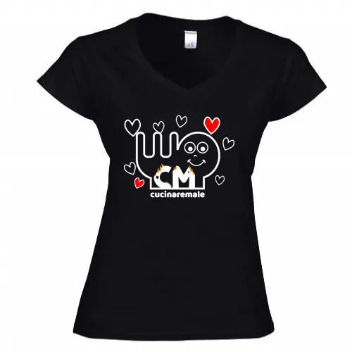 T-Shirt Donna Scollo V