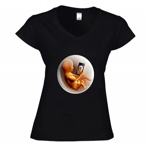 T-Shirt Donna Scollo V