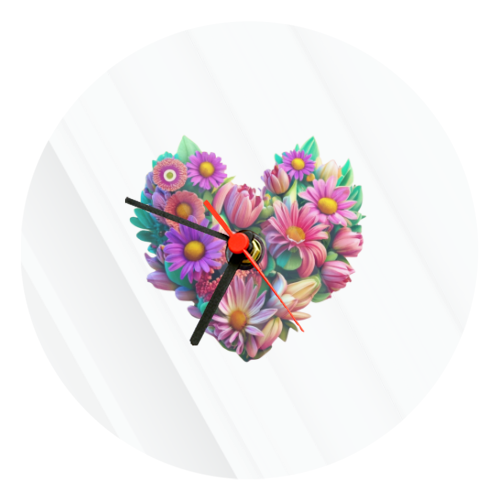 Orologio Vetro Tondo