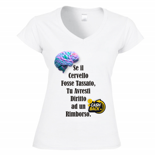 T-Shirt Donna Scollo V