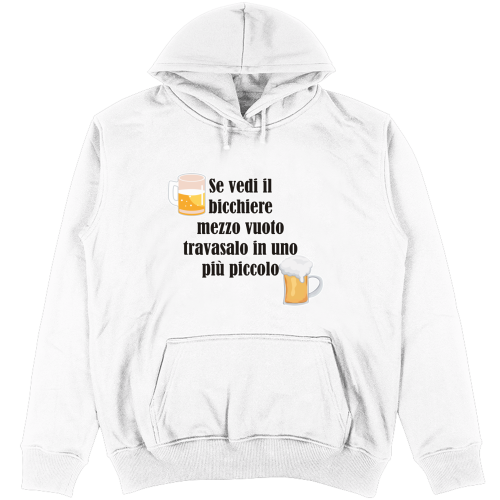 Felpa Unisex con Cappuccio