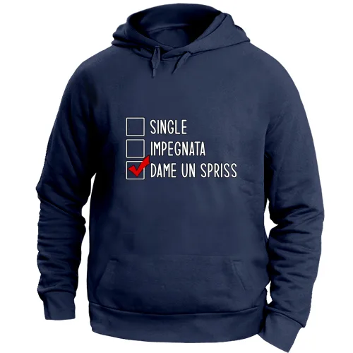 Felpa Unisex con Cappuccio Large