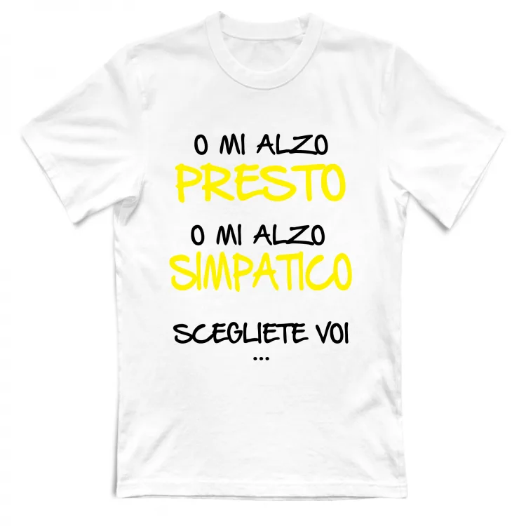 Presto o simpatico - Scritte Divertenti - Chiara