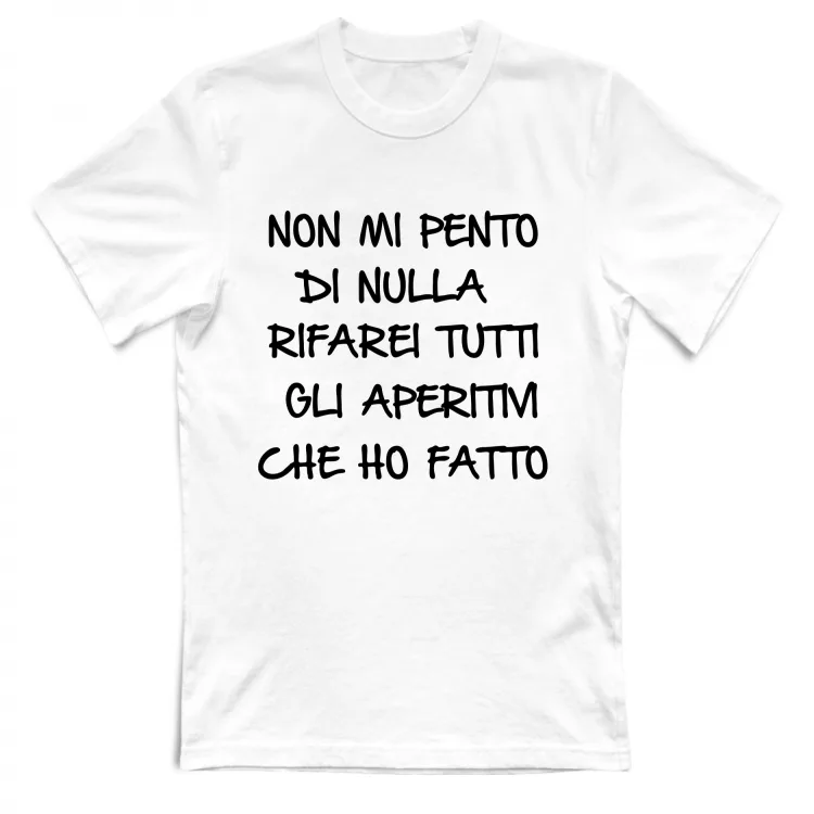 Non mi pento - Scritte Divertenti - Chiara
