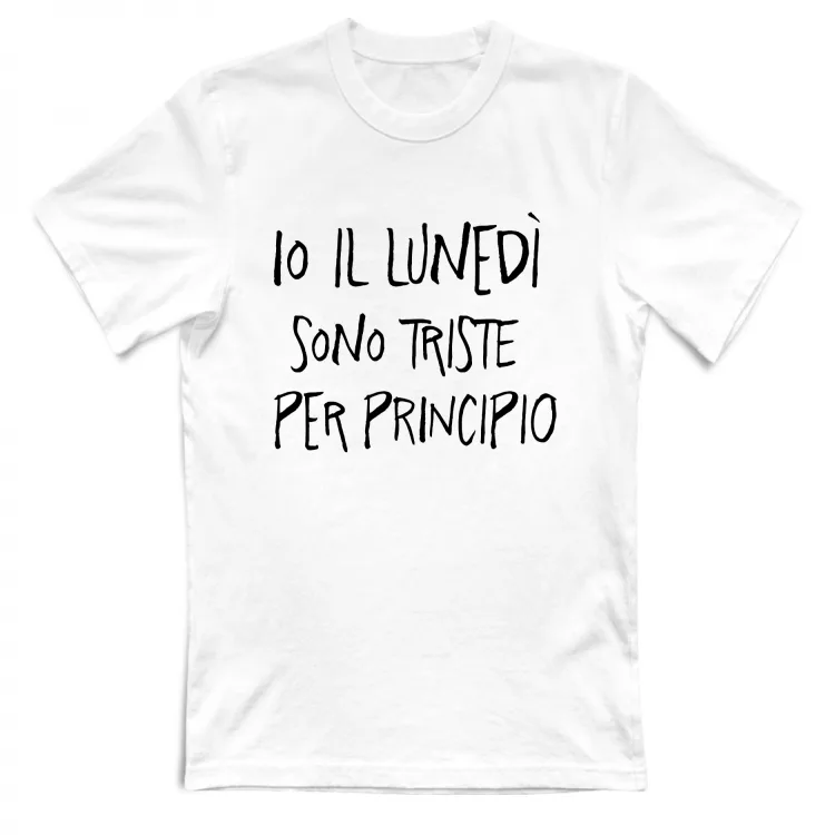 Il lunedì - Scritte Divertenti - Chiara