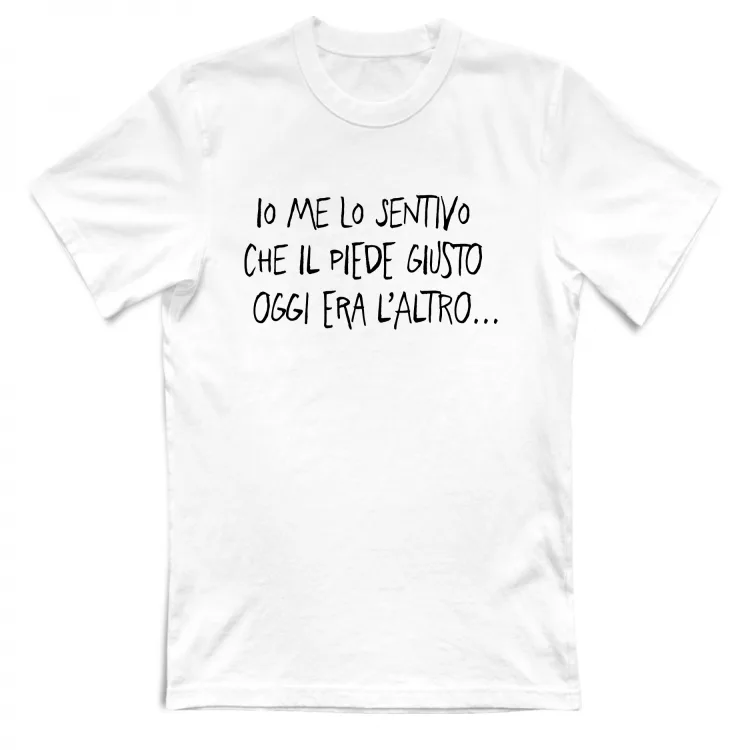 Piede giusto - Scritte Divertenti - Chiara