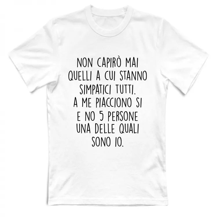 Simpatici tutti - Scritte Divertenti - Chiara
