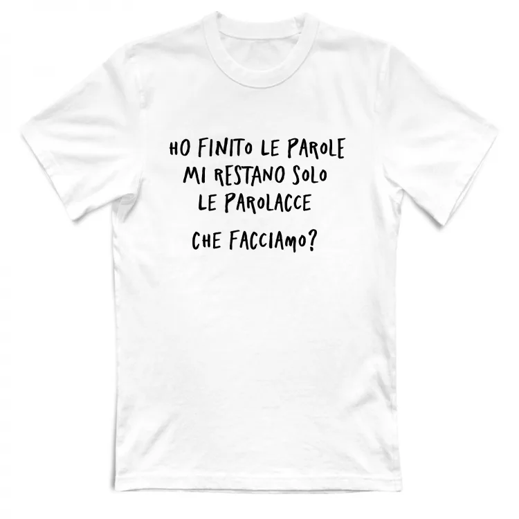 Ho finito le parole - Scritte Divertenti - Chiara