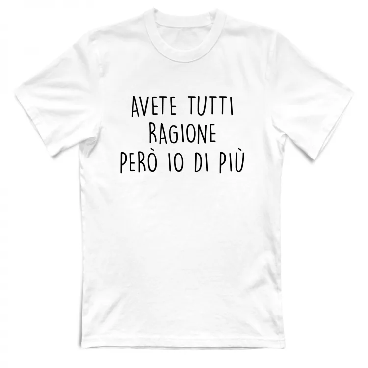 Avete tutti ragione - Scritte Divertenti - Chiara