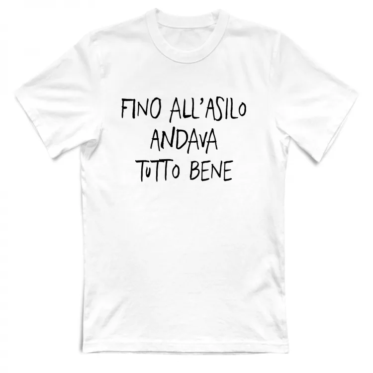 Fino all'asilo - Scritte Divertenti - Chiara